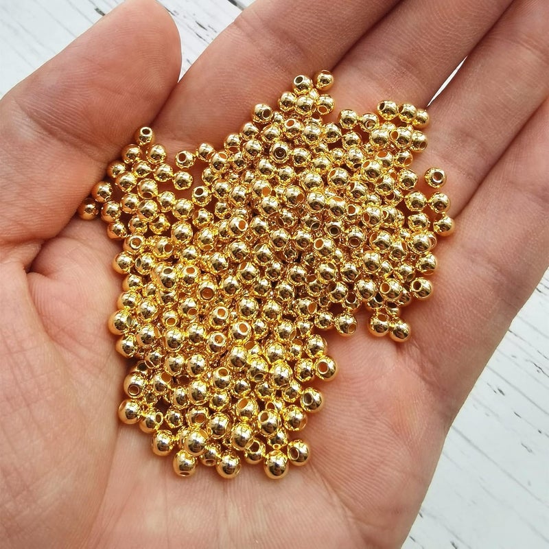 Looconi Amaney 2000pcs Letter and Gold Spacer Beads Kit for DIY Bracelet Necklace Craft Jewelry Making - Image 3